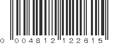 UPC 004812122615