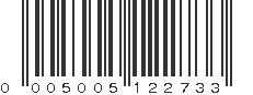 UPC 005005122733