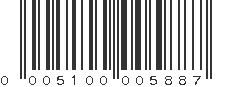 UPC 005100005887