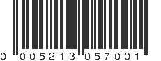 UPC 005213057001