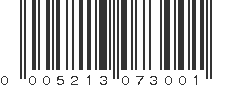 UPC 005213073001