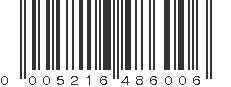 UPC 005216486006