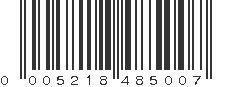 UPC 005218485007