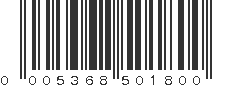 UPC 005368501800