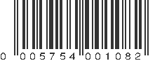 UPC 005754001082