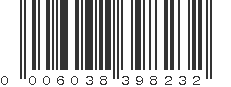 UPC 006038398232