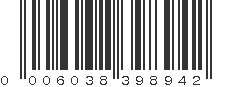 UPC 006038398942