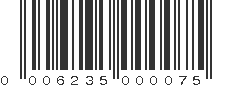 UPC 006235000075