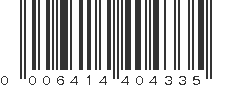 UPC 006414404335