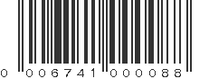 UPC 006741000088