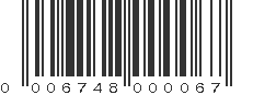 UPC 006748000067