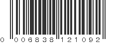 UPC 006838121092