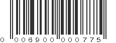 UPC 006900000775