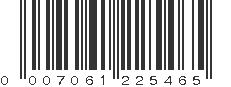 UPC 007061225465