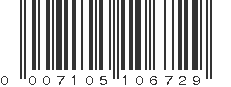 UPC 007105106729