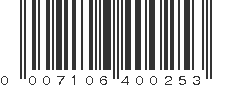 UPC 007106400253