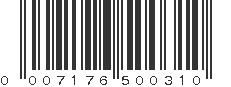 UPC 007176500310