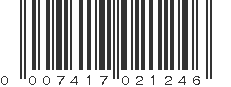 UPC 007417021246