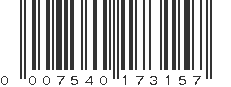 UPC 007540173157