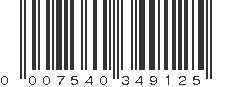 UPC 007540349125