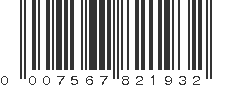 UPC 007567821932