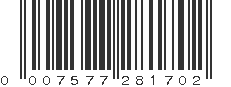 UPC 007577281702