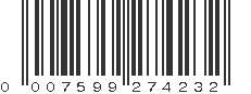 UPC 007599274232