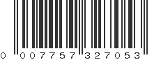 UPC 007757327053