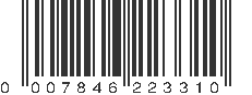 UPC 007846223310