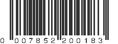 UPC 007852200180