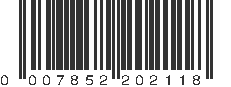 UPC 007852202111