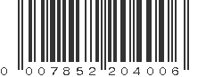 UPC 007852204006