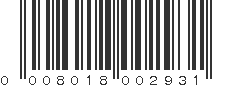 UPC 008018002931