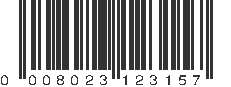 UPC 008023123157