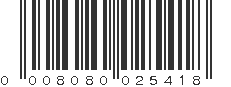 UPC 008080025418