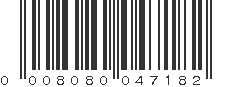 UPC 008080047182