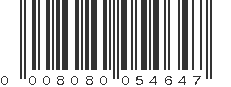 UPC 008080054647