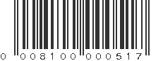 UPC 008100000517