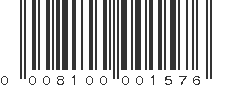 UPC 008100001576