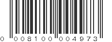 UPC 008100004973