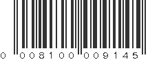 UPC 008100009145