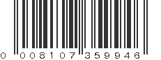 UPC 008107359946