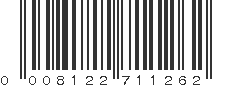 UPC 008122711262