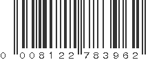 UPC 008122783962