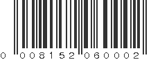 UPC 008152060002