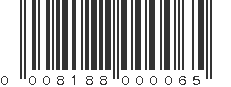 UPC 008188000065