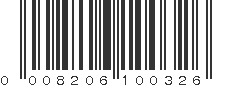 UPC 008206100326