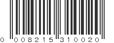 UPC 008215310020