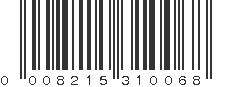 UPC 008215310068