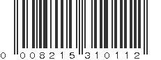 UPC 008215310112